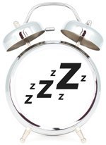 Silver Alarm Clock