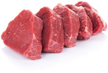 Cut Pieces of Red Meat