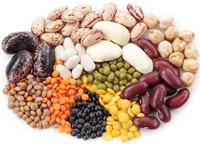 Group of-Beans and Lentils