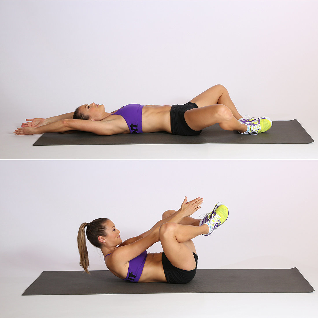 Carve Your Abs With the Butterfly Crunch