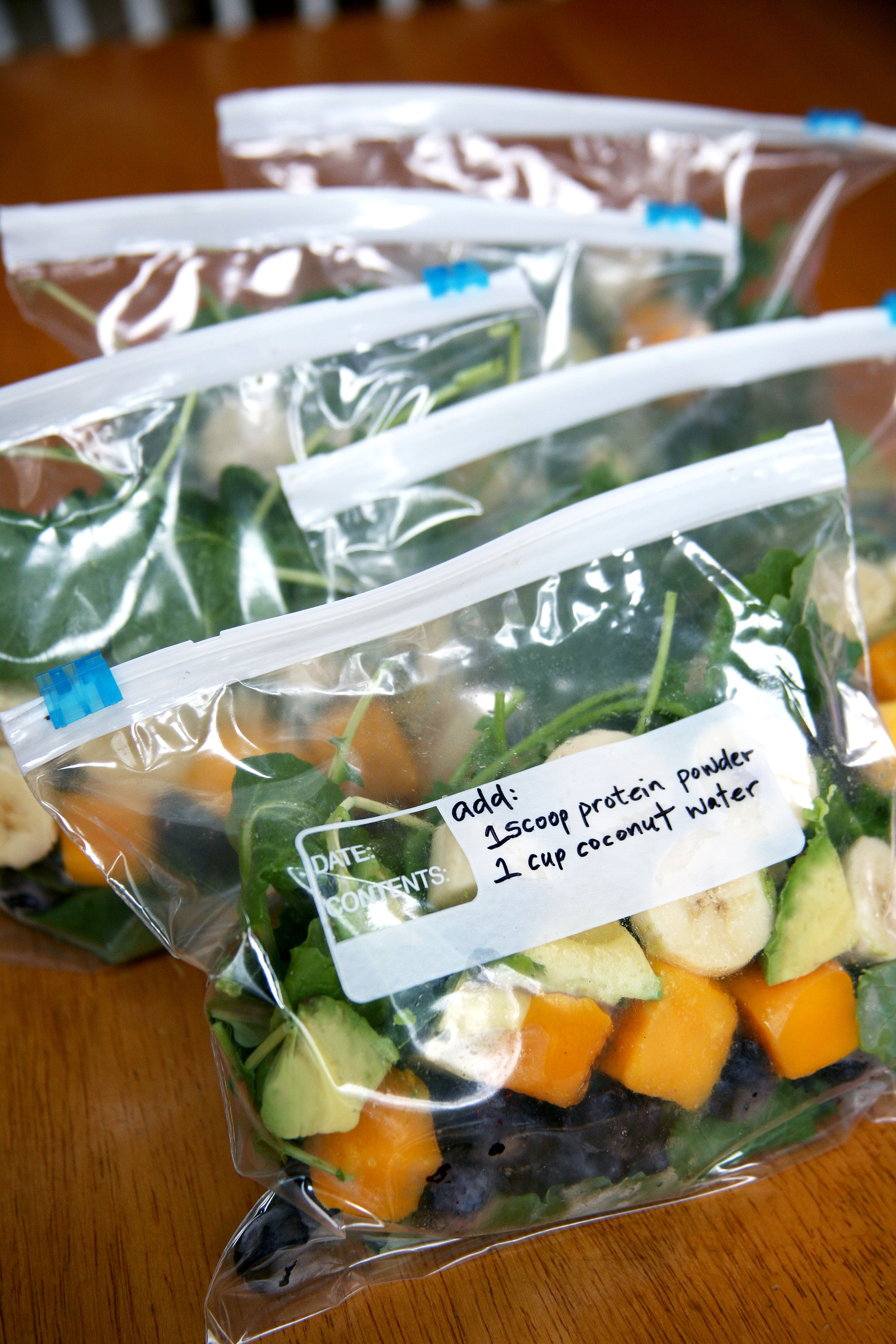 How to Prep a Week of Smoothie Freezer Packs